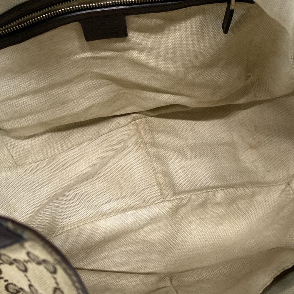 GUCCI GG Sherry shoulder bag beige dark brown multi leather - Picture 7 of 7
